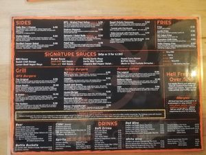 Menu at Seitan's Corner in Bristol