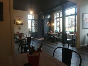 Inside at Seitan's Corner in Bristol