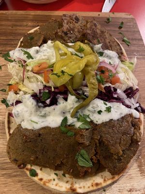 Kebab  at Seitan's Corner in Bristol