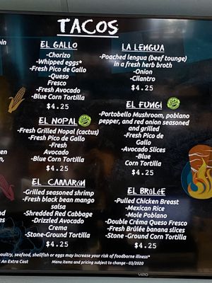 TWO vegan taco options ! at Comālli Taqueria in Reading