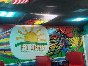 Decor at Red Stripes Caribbean Cuisine & Lounge in Hilton Head Island