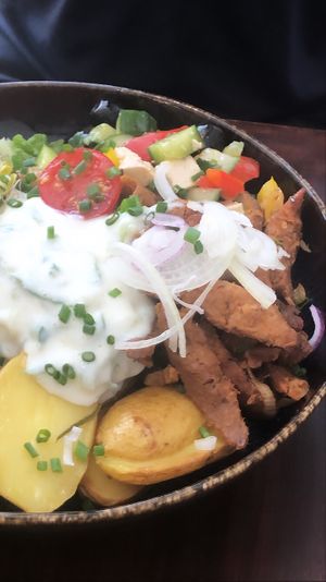 Greek bowl at Mono Cafe in Munich