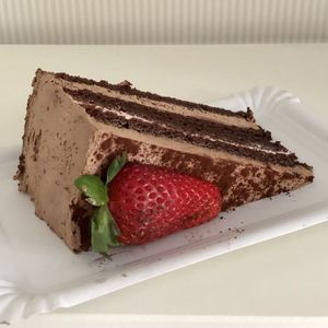 Erdbeer-Schoko-Torte  at Mono Cafe in Munich