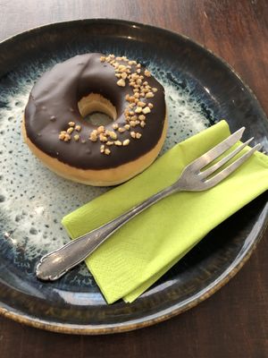 Nougat Creme Donut  at Mono Cafe in Munich