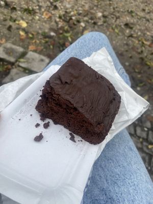 Best brownie I’ve ever had!  at Mono Cafe in Munich