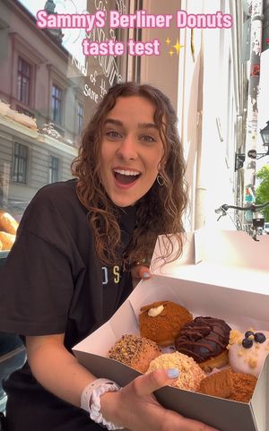 Tik tok video 🤭✨  at Sammy's Berliner Donuts in Berlin