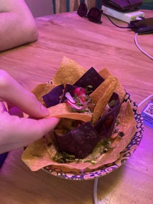 Nachos  at Chiwawa Cantina in Gran Canaria