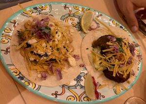 Tacos veganos  at Chiwawa Cantina in Gran Canaria