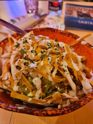 Ensalada fresca (vegan upon request) at Chiwawa Cantina in Gran Canaria