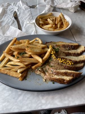 Steak N fries at Willow Vegan Bistro in New York City