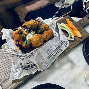 Cauliflower wings at Willow Vegan Bistro in New York City