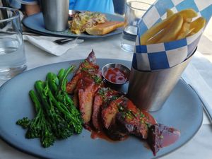 Bbq ribs at Willow Vegan Bistro in New York City