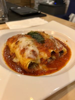  Eggplant lasagna at Willow Vegan Bistro in New York City