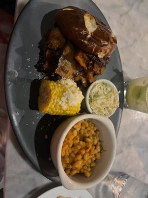 Special.. bbq seitan sandwich  at Willow Vegan Bistro in New York City