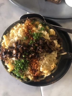 Did someone ask for truffle Mac n cheese??  at Willow Vegan Bistro in New York City