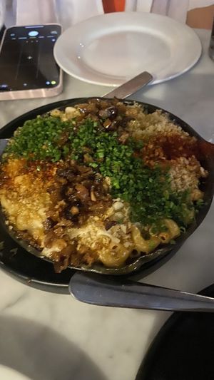 Truffle Mac and cheese   at Willow Vegan Bistro in New York City
