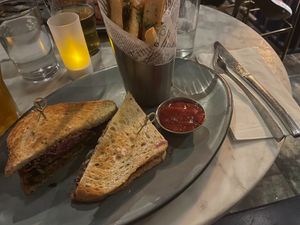 Cherrywood Smoked Pastrami at Willow Vegan Bistro in New York City