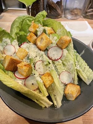 Caesar salad  at Willow Vegan Bistro in New York City