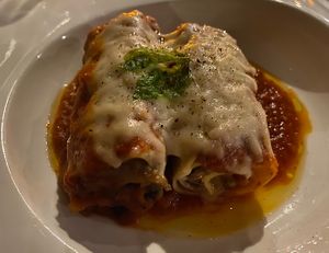 Eggplant Lasagna  at Willow Vegan Bistro in New York City