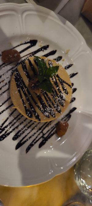 Vanilla bean cheesecake at Willow Vegan Bistro in New York City