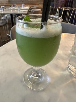 Cucumber 🥒 juice  at Willow Vegan Bistro in New York City