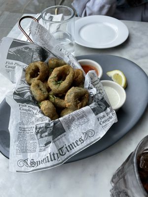 calamari  at Willow Vegan Bistro in New York City