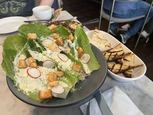 Caesar Salad with 5-Spice Tofu  at Willow Vegan Bistro in New York City