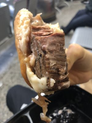 French dip- jackfruit steak   at Willow Vegan Bistro in New York City