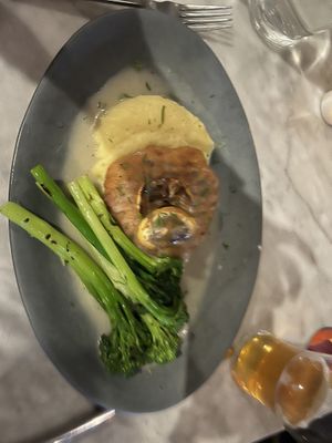 Chicken franchese  at Willow Vegan Bistro in New York City