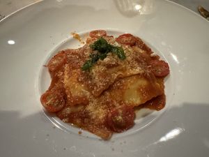  Housemade Ricotta Ravioli at Willow Vegan Bistro in New York City