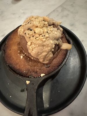 Chef's cookie skillet  at Willow Vegan Bistro in New York City