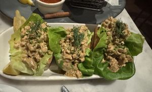 Lobster rolls  at Willow Vegan Bistro in New York City