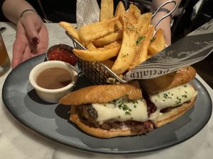 French dip sandwichh  at Willow Vegan Bistro in New York City