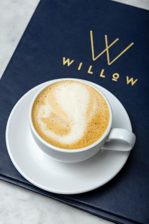 Coffee at Willow at Willow Vegan Bistro in New York City