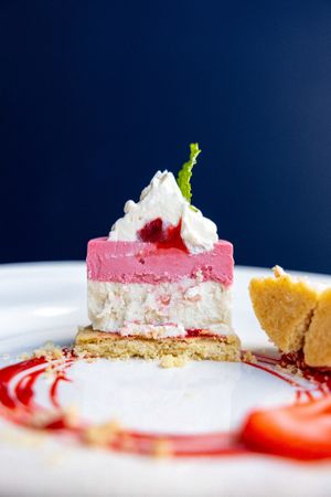 Strawberry Cheesecake at Willow Vegan Bistro in New York City