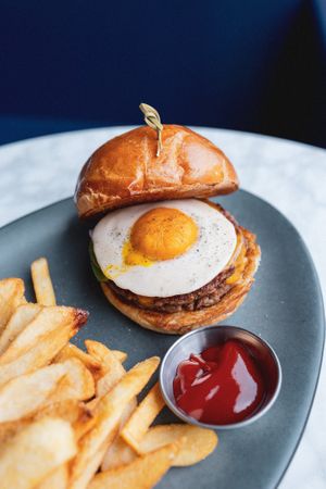 Double Smashburger at Willow Vegan Bistro in New York City
