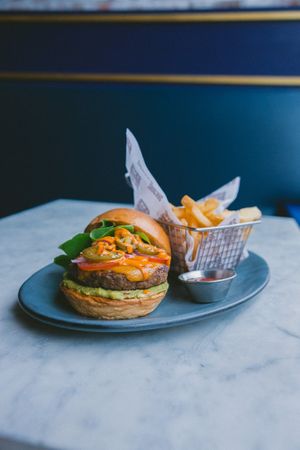Fiesta Burger  at Willow Vegan Bistro in New York City
