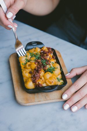 Mac and Cheese at Willow Vegan Bistro in New York City