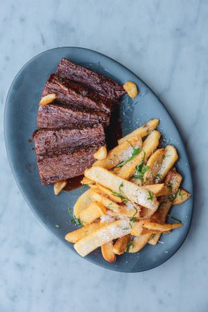 Black Pepper BBQ Brisket at Willow Vegan Bistro in New York City