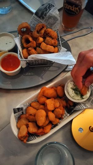 Calamari and at Willow Vegan Bistro in New York City