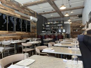 Beautiful inside setting  at Willow Vegan Bistro in New York City