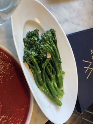 Broccolini   at Willow Vegan Bistro in New York City