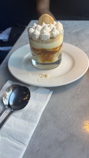 Banana pudding  at Willow Vegan Bistro in New York City
