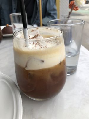 Mocha cocktail   at Willow Vegan Bistro in New York City