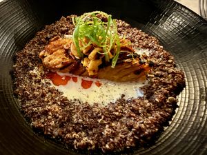 Ponzu Glazed Salmon  at Willow Vegan Bistro in New York City