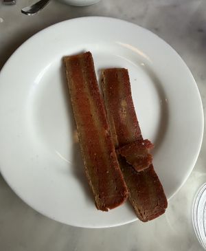 Side of bacon   at Willow Vegan Bistro in New York City