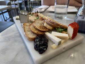 Cheese board  at Willow Vegan Bistro in New York City