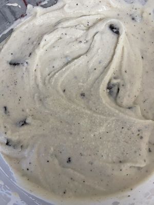 Vegan cookies and cream! Soy based at Pops Ice Cream in Sebastian