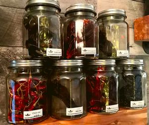 chilies to make our in-house salsas at Taco Rio in Harrison Hot Springs