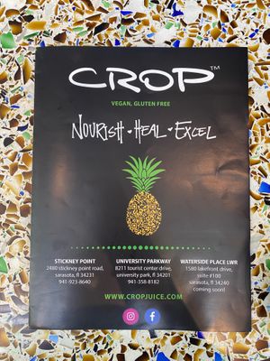   at Crop Juice in Sarasota